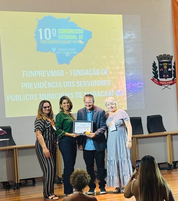 A FUNPREVMAR RECEBE HOMENAGEM PELA CONQUISTA DA CERTIFICAÇÃO PRÓ-GESTÃO RPPS NIVEL ll
